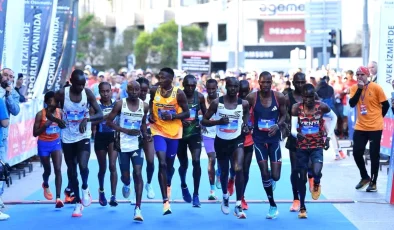 Maraton İzmir’de Kenyalı ve Etiyopyalı sporcular birinci oldu