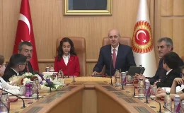 TBMM Başkanı Numan Kurtulmuş, 23 Nisan Ulusal Egemenlik ve Çocuk Bayramı’nda görevini Aysima Arslan’a devretti